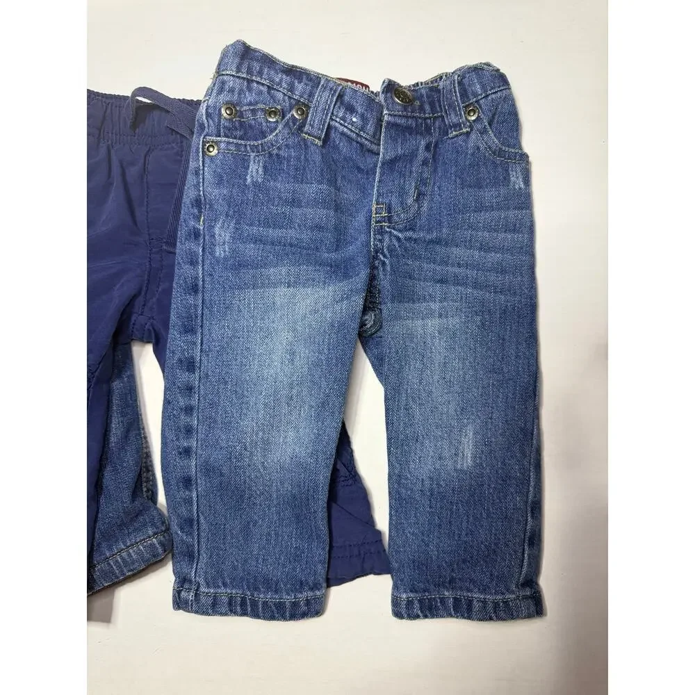 Baby Boy Pants Bundle 3-Piece Old Navy Koala Baby Jeans 6-12M